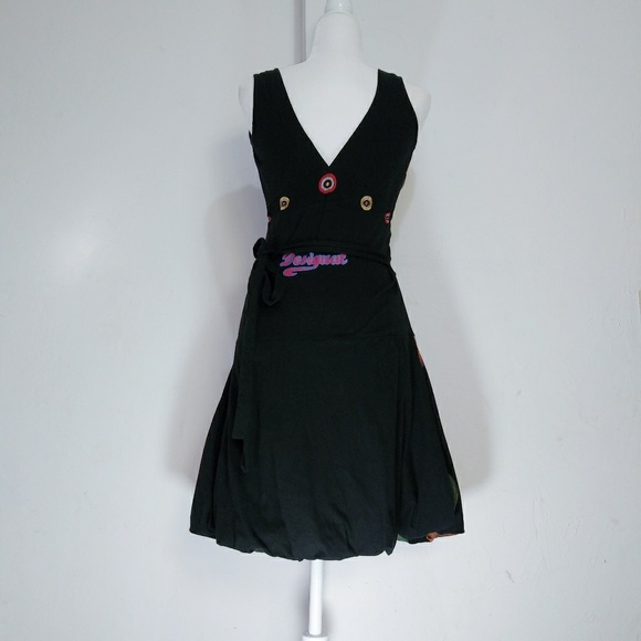 Desigual printed with embroidery v neck tank ball - Picture 2 of 6